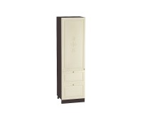Шкаф пенал с 1 дверцей  и 2 ящиками Версаль 600 мм (для верхних шкафов высотой 720)