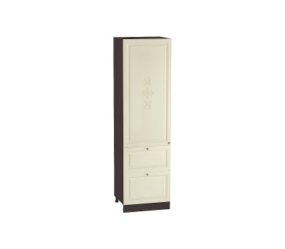 Шкаф пенал с 1 дверцей  и 2 ящиками Версаль 600 мм (для верхних шкафов высотой 720)